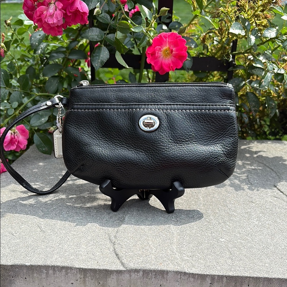 Coach Leather Wristlet